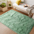Sage Rug Collection - 3 x 5' Non-Slip Plush Rug, 1.4" Height Pile Rubber Backing for Bedroom