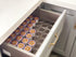 IEEK Clear Acrylic Coffee Pod Organizer Tray, 2 Pack of 35 Slots K Cup Holder for Office Kitchen Counter or Drawer
