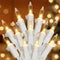 Hopolon Clear Christmas Lights Set,2Pack 50Count 13Feet Incandescent Bulb Mini String Lights