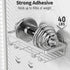 5 Pack Liuoud Shower Caddy Organizer Rack Shelf for Inside Shower, Self Adhesive Bathroom Wall Storage Basket Rustproof