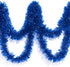 TCDesignerProducts Dark Blue Vinyl Twist Garland - 4" x 25' roll, Parade