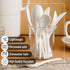 BTaT Tea Spoon Set of 12, White Porcelain Espresso Spoons, Ceramic Teaspoons for Loose Tea