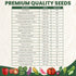 Summer 20 Packs 2026 Garden Seeds | Individual | Season | Non-GMO | Tomatoes, Squash, Melon, Herbs & More! |