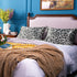 NTBAY 2 Pack Satin Pillowcases for Hair and Skin, Leopard Printed 20x26 Inches with Envelope Closure
