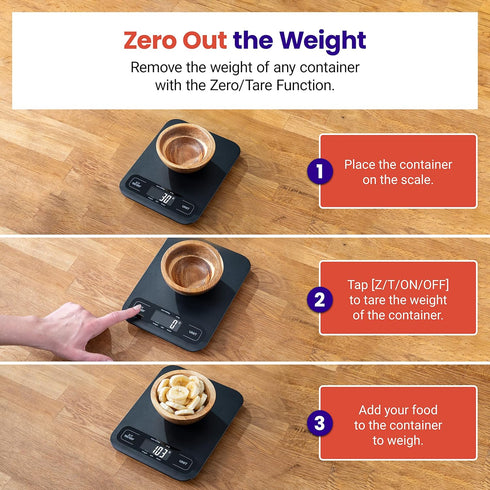 Etekcity Digital Kitchen Scale, Mechanical Weighing Scale for Grams and Ounces, Ideal for Baking, Cooking, Keto, Matte