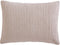 Beatrice Home Fashions Standard Sham - Channel Chenille in Blush