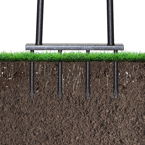 Yard Butler Spike Aerator, Durable Lawn Aerator for Easy Lawn Care & Healthy Growth