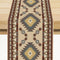 BATPLY Ethnic Aztec Linen Table Runner, Retro Boho Rustic Farmhouse Brown Red Native