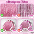 KatchOn Pink Streamers for Pink Party Decorations - XtraLarge 3.2x8 Feet, Pack of 2 for Birthday, Bachelorette, Baby