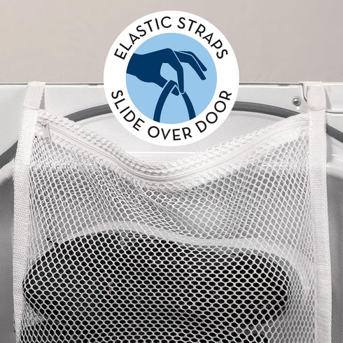 15.5 Inch 15.5 Inch, 1 Pack S&T INC. Sneaker Dryer Bag, Dryer Door Shoe Net with Elastic Straps, Sneaker Laundry Bag