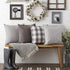 DII Decorative Square Throw Pillow Cover Collection, Cotton, Machine Washable, 18x18, Gray Assorted, 4 Piece