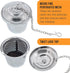 U.S. Kitchen Supply 2 Premium Stainless Steel Tea Ball Strainer Infusers - 2" Size for Steeping Loose Leaf Tea