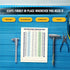 Magnetic Fraction & Decimal Metric-to-Imperial Conversion Chart, Durable & Waterproof Guide