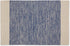 DII Woven Rugs Collection, Hand-Loomed, 2x3', French Blue Border