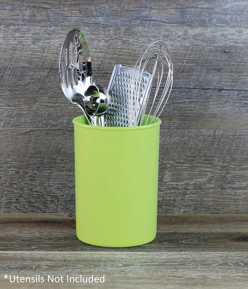 Reston Lloyd Calypso Basics Multipurpose Cookware Storage Crock, Lime, Durable & Food Safe BPA-Free Plastic