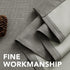 H.VERSAILTEX Linen Blackout Curtain 84 Inches Long, Thermal Insulated Grommet Drapes, Primitive Textured Burlap Effect