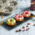 Heavy Duty Steel Flower Donut Pan, 6 Cavity Non-stick Bundt Mold, Heart Shaped Bakeware for Oven (Champagne Gold)