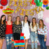 JeVenis Gold First Fiesta Birthday Decoration First Fiesta Balloons First Fiesta Backdrop First Fiesta High Chair
