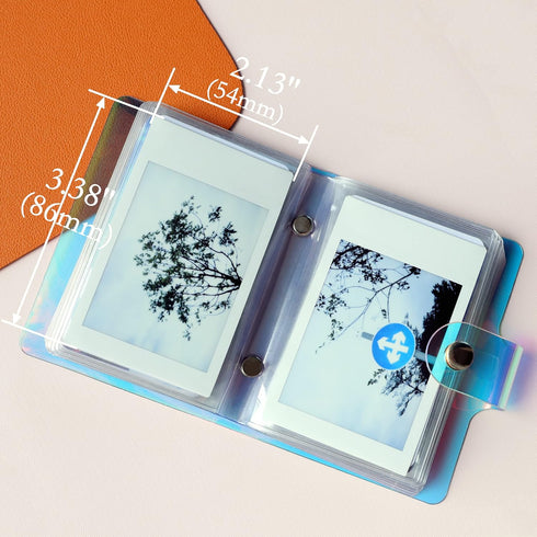 Small Photo Album 2x3 for Fujifilm Instax Mini Film, Kpop Photocard Holder, 36 Pockets, Birthday Gift for Women