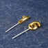 Gold Number 16 Cake Topper for Birthday Decorations, 16th Birthday Candles Party Decoration