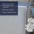 2' 3'7" Set, Couristan Recife Indoor Outdoor Rug - Stria Texture x Rectangle in Blue, Hose Washable, Low Pile, Pet- Kid