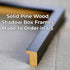 Solid Wood Picture Frame for Sports Illustrated Magazine, Shadow Box Display Frame, Fits Any Magazine Sized 8"x10.5"