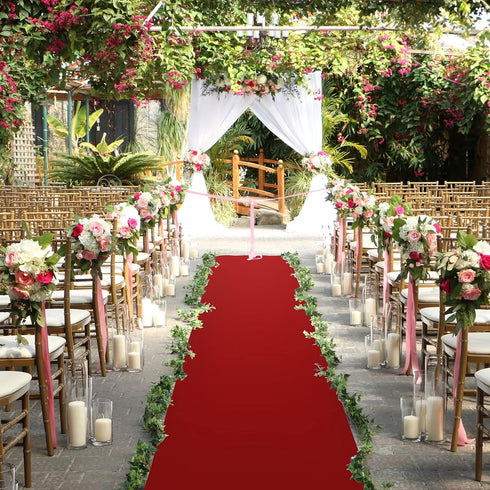 LEMONSODA Red Carpet Runner for Party, 2x15ft, 70GSM, Hollywood Red Carpet Roll for Special Event, Wedding