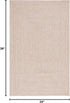 2' 3', (BRA201B) SAFAVIEH Washable Rug Outdoor Braided Collection - x Natural, Handmade & Reversible, Non-Shedding