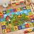 Upgrade Ultra Non Slip ABC Rugs for Kids Playroom, 4x7 Washable Alphabet