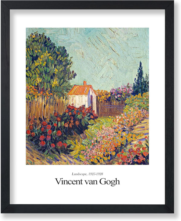 Poster Master Vintage Van Gogh Poster, Retro Landscape Print, Impressionism Art for Bedroom, Living Room or Dorm 8x10