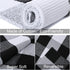 Buffalo Plaid Rug 2'x3' - Black and White Check Cotton Hand-Woven Outdoor Door Mat for Entryway