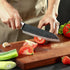 3PCS Chef Knife Set, Includes 7 inch Chef Knife, 7 inch Cleaver Knife, 4.5 inch Boning Knife (Blackening)