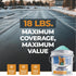 Maple99 -18 lb -5 Pet Safe Ice Melt Safe for Concrete Snow Salt Ice Melt Pet Friendly, Green Salt for Snow and Ice
