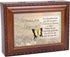 Charming Woodgrain Jewelry Music Box for Someone Special - Plays Wonderful World
