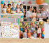 Mysrin Game,30 68 Party Food Party Decor, What is Your Party Food Name Stickers, Perfect for Birthday Party Activities