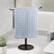 Towel Rack T-Shape Hand Holder for Bathroom, Lightweight Bathroom Racks, Kitchen Black Holder, Stainless Steel Counter