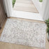 jinchan 2x3 Washable Rug for Entryway - Vintage Floral Area Rug, Ultra-Thin Low Pile Soft Non Slip