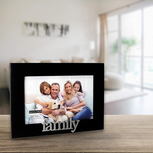 Malden International Designs Black Family Expressions Picture Frame - 4x6