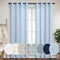 Linen Grommet Curtains 108 inches Long 2 Panels Set for Living Room