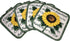 Set of Four Pot Holders for Kitchen, Sunflower