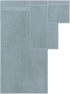 6-Piece 100% Set 2 2 2 Modern Threads Otis Cotton Towel Zero Twist Jacquard Chevron Includes Bath Towels, Hand Towels