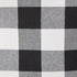 DII Buffalo Check Storage Collection Large Rectangle Bin with Handles, 17.5x12x15, Black & White