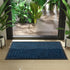 Yimobra 29.5x17 Inch Sturdy Leaf Door Mat, Heavy Duty Welcome Mat for Home Entrance Outdoor Indoor, Garage Office
