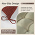 Set 2 OVOV Non-Slip Rocking Chair Cushion Extra Large Chair Pads with High Back Linen Cushion for Rocking Chair