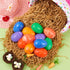 72 3.15" JOYIN Pcs Plastic Iridescent Printed Bright Easter Eggs Tall for Easter Hunt, Basket Stuffers Fillers