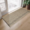 LEEVAN Washable Kitchen Rug 2' x 4.3', Natural Bathroom Runner, Reversible Small Hallway Rug for Foyer Laundry Decor