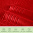 4 6-Piece Set 100% 2 2 2 Set, Elegant Comfort Lines Viscose Stripe Premium Towel - Turkish Cotton High Absorbent Luxury