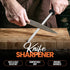 Utopia Kitchen 10 Inch Honing Steel Knife - Sharpening Steel Sharpening Rod, Black