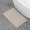 Jean Pierre Stonewash Racetrack Bath Rug - Cotton, Premium Bathroom Decor, Machine Washable, 21" x 34"