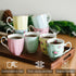 12 oz, Set 8, Set, BTaT- Royal Coffee Mugs, of Porcelain Bone China, Tea Mug, Large Coffee Mugs for Coffee Cups Tea